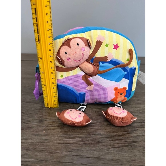 Five‎ Little Monkeys Soft Book By Kidsbooks with Sound - Picture 6 of 6